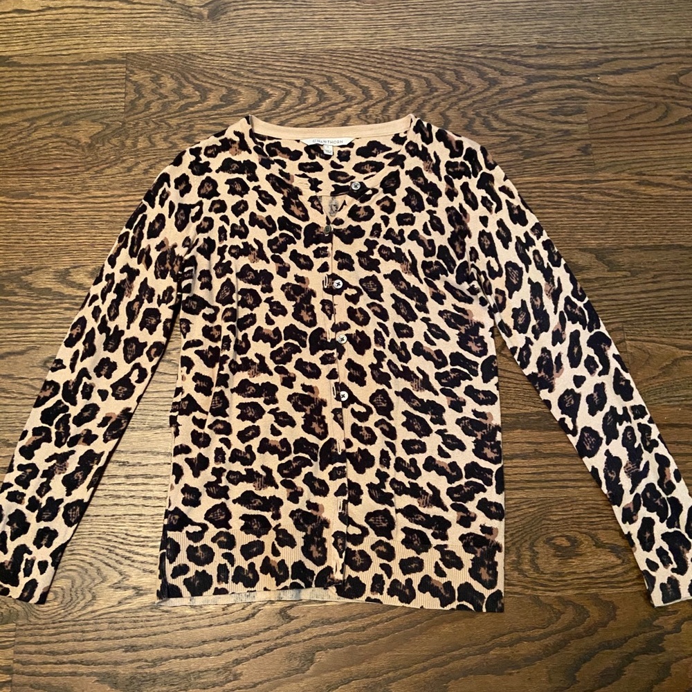 Leopard Print Cardigan